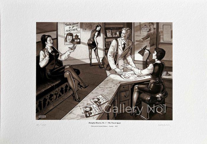 GALLERY NO1 HAS 4 DIFFERENT ETCHINGS OF SHANGHAI BIZARRE FOR SALE
