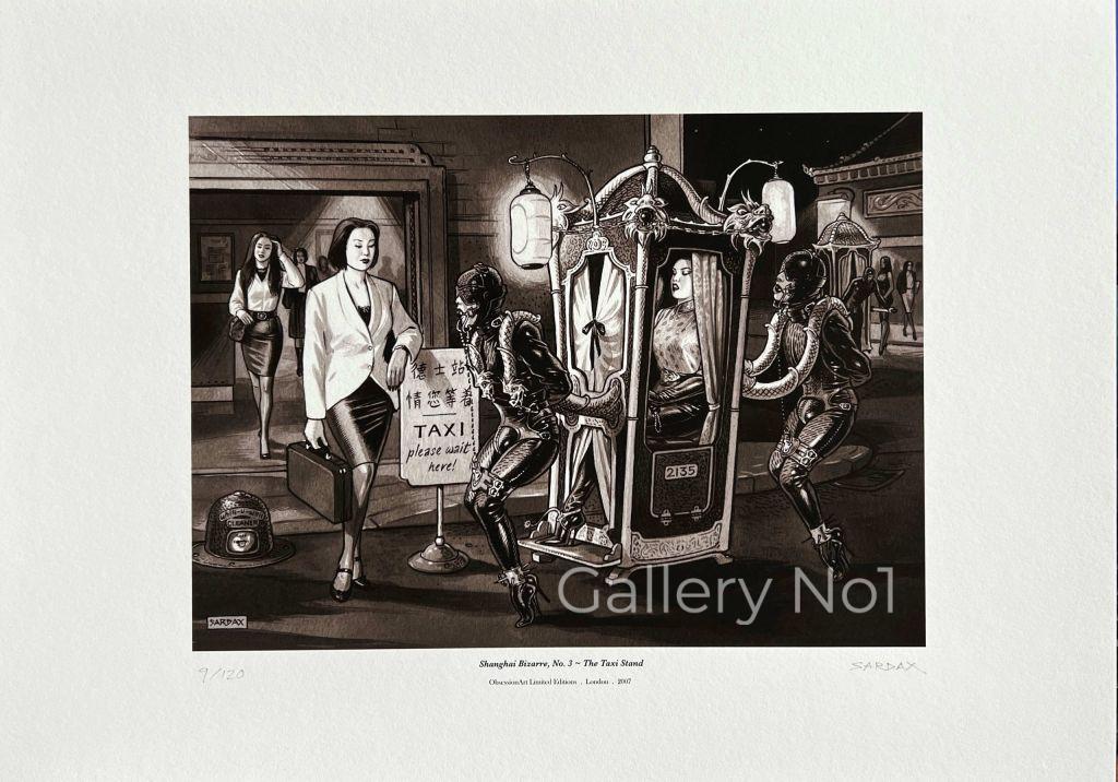 FIND SHANGHAI BIZARRE ETCHINGS BY SARDAX FOR SALE