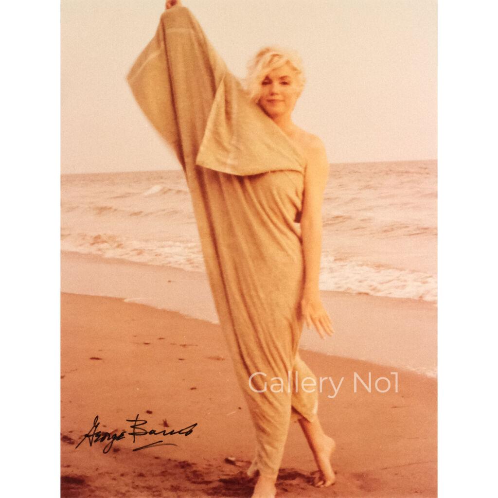 SEARCH FOR PHOTOGRAPHS OF MARILYN MONROE ON THE BEACH BY GEORGE BARRIS