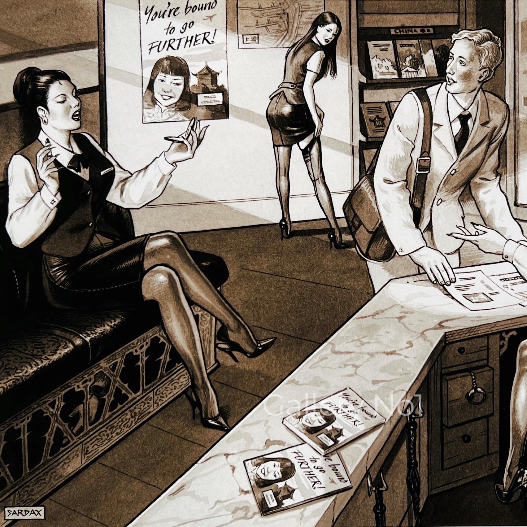 FIND SARDAX EROTIC FEMDOM ETCHINGS FOR SALE AT GALLERY NO1 WEBSITE